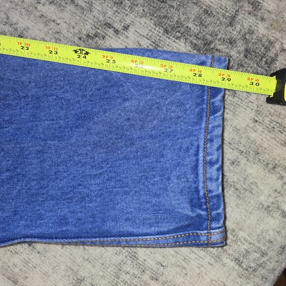 VTG PS Gitano Jeans Womens 14 Regular Blue Relaxed High Rise Tapered 100% Cotton - Picture 13 of 14